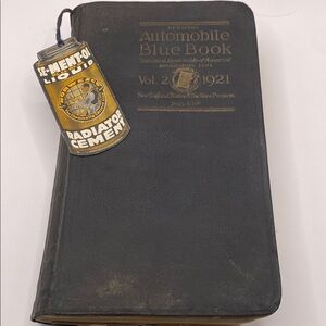 Official Automobile Blue Book Volume 2 1921 Antique Guide Reference Collectible